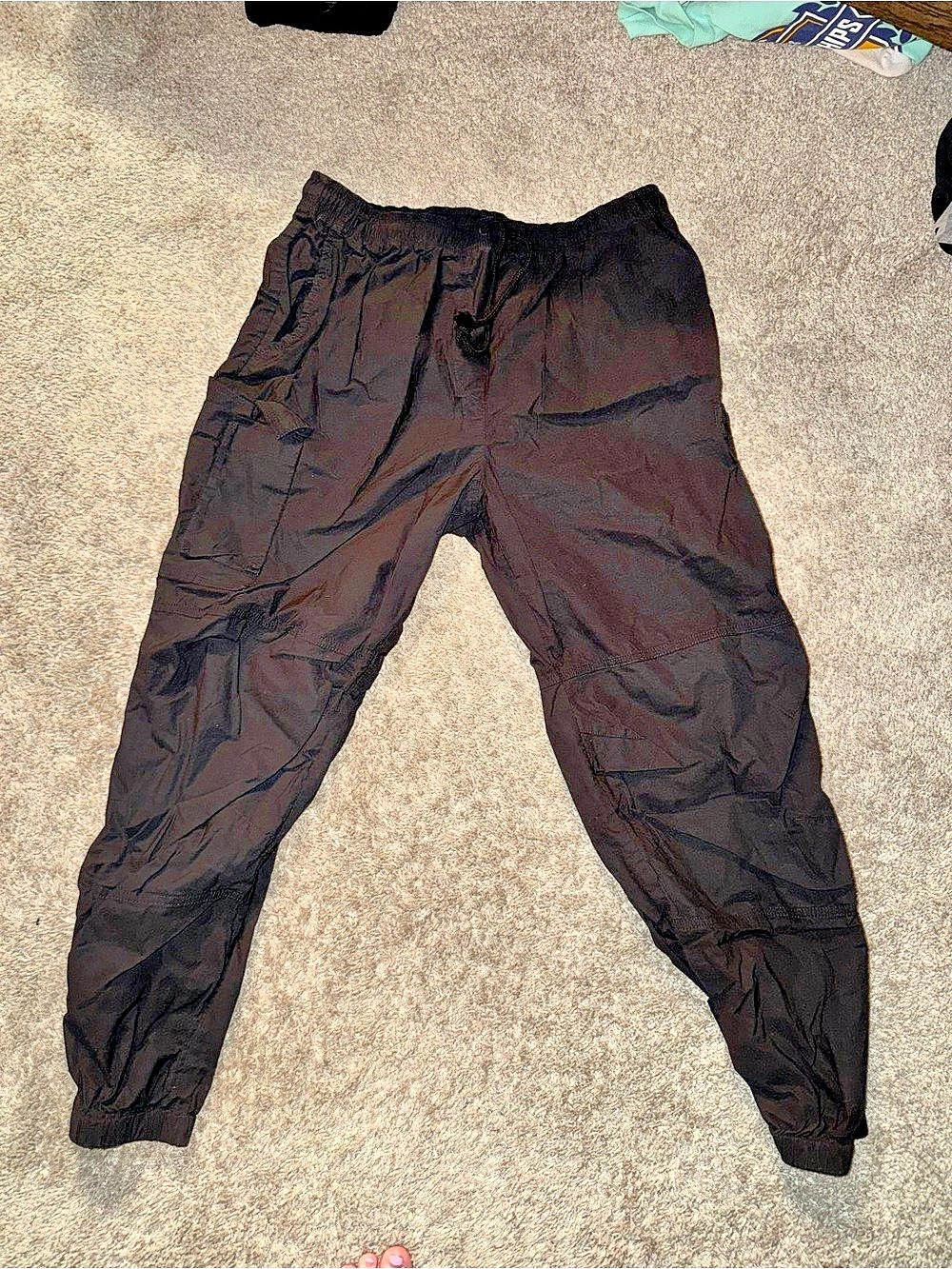 SHEIN Black Jogger Pants Size Medium Like New